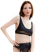 Transparency wire-free bra